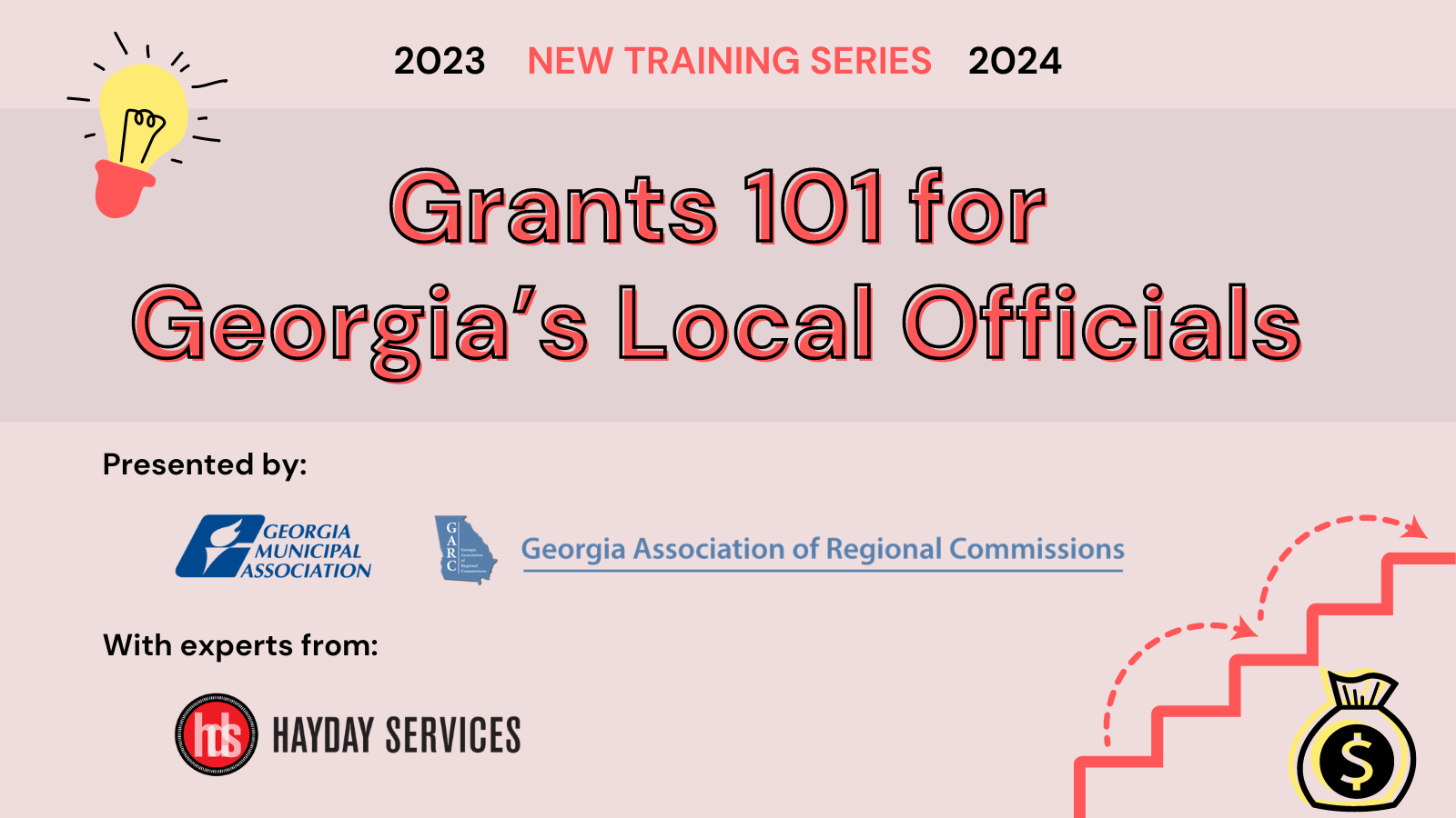 Grants 101 Webinar Series Logo